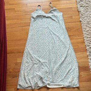 BP White and Blue Spaghetti Strap Top